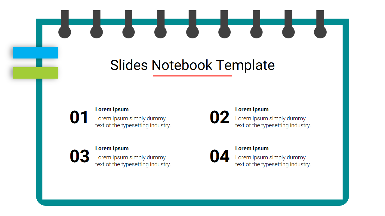 Google Slides Notebook Template